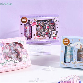 NICKOLAS เทปสติกเกอร์ ลาย My Melody Cinnamoroll น่ารัก สําหรับตกแต่งสํานักงาน บ้าน