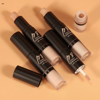 Hengfang Double-headed Concealer Liquid Cream เพื่อปกปิดรอยคล้ำและจุดด่างดำ, ปรับสีผิวและปรับสีผิวให้สว่างขึ้น ปากกาคอนซีลเลอร์ nuuo