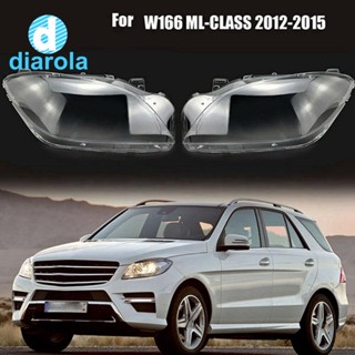 ฝาครอบไฟหน้ารถยนต์ สําหรับ Mercedes-Benz M-Class ML W166 ML300 ML350 ML400 2012-2015