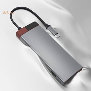 ฮับอะแดปเตอร์แยก 10-in-1 Type C 5GMbps USB สําหรับ MacBook PC [Bellare.th]