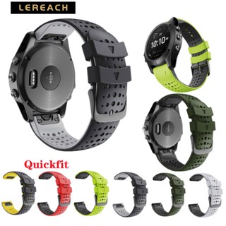 Lereach สายนาฬิกาข้อมือซิลิโคน 22 มม. สําหรับ Garmin Forerunner 965 955 Solar 945 945 lite 935 745 Band