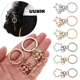 UUMIR ใหม่ พวงกุญแจตะขอก้ามปู สายคล้องกระเป๋า DIY 5 ชิ้น