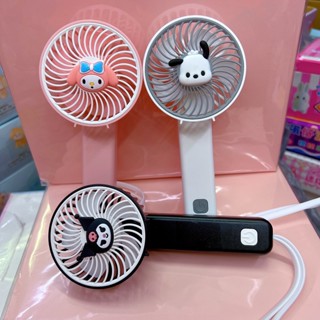 Sanrio พัดลมมือถือ แบบหมุนได้ พอร์ต usb สําหรับสํานักงาน