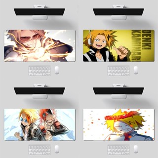 Denki Kaminari My Hero Academia แผ่นรองเมาส์ แบบยาง ขนาดใหญ่ สําหรับเล่นเกม แล็ปท็อป โต๊ะทํางาน