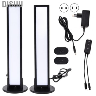 Disuu 2Pcs  RGB Car Strip Light Bar Music  Control Rhythm Lamp BT