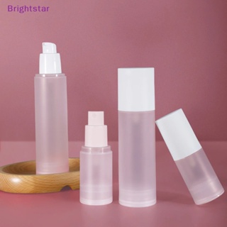 Brightstar ขวดปั๊มสูญญากาศ แบบพกพา เติมได้ สําหรับใส่โลชั่น ครีม เครื่องสําอาง เดินทาง