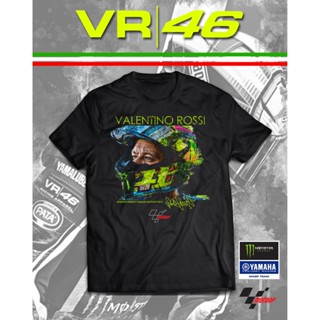 [UNISEX] Gildan พร้อมส่ง เสื้อยืดผ้าฝ้าย 100% พิมพ์ลาย Yamaha Factory Racing Valentino Rossi VR46 สีดํา