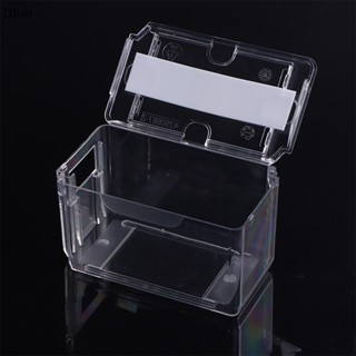 [Dhin] 1Pc Transparent Watch Box Inner Holder Men Ring Box Vintage Single Grid Watch Box Plastic Pet Christmas Gift Boxes Man COD