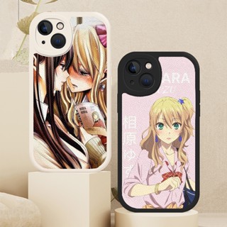 เคสโทรศัพท์มือถือหนังแกะ ลาย Lesbian Citrus Yuzu Aihara Mei สําหรับ iPhone 11 12 13 Mini 14 Pro Max XS XR X 8 7 Plus SE 2020