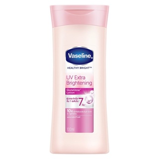 Vaseline วาสลีน เฮลธี ไบรท์ ยูวี เอ็กซ์ตร้า ไบรเทนนิ่ง กลูตาโกลว์ โลชั่น (สีชมพู)100มล