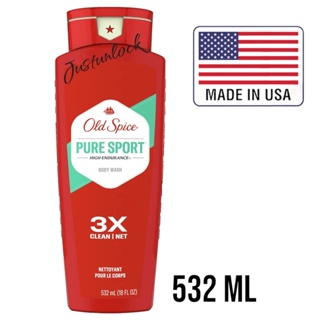 Old Spice High Endurance Body Wash for Men, Pure Sport Scent, 18 FL OZ (532 ML)
