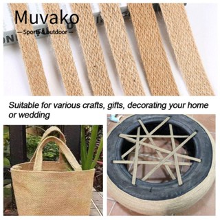 Muvako เชือกริบบิ้นถัก แฮนด์เมด DIY สําหรับตกแต่งงานแต่งงาน