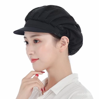 (พร้อมส่ง)หมวกผ้า ผ้าคลุมผมสําหรับปรุงอาหาร งานผลิตงานโรงงาน
