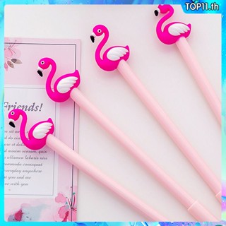 1 Pc Kawaii Cartoon Schrijven Pen Geluk Roze Flamingo Gel Handtekening School Officeสเตชันเนอรี top111.th