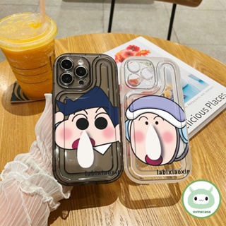 เคสโทรศัพท์มือถือ TPU นิ่ม แบบใส กันกระแทก ปิดด้านหลัง ลายการ์ตูนน่ารัก สําหรับ Iphone X XS XR XsMax IP 7 8 Plus 11 Pro Max 12 13 14 Pro Max