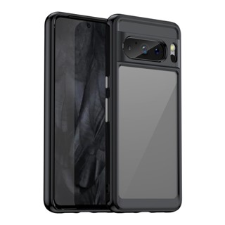 สําหรับ Google Pixel 8 Pro 8 7A เคส ELVEV กันกระแทก ใส ป้องกันลายนิ้วมือ TPU นิ่ม เคสป้องกัน