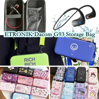 【พร้อมส่ง】กระเป๋าเก็บหูฟัง ลายการ์ตูน แบบพกพา สําหรับ ETRONIK Dacom G93 ETRONIK Dacom G93