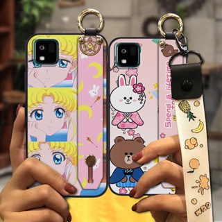 Soft Case Fashion Design Phone Case For Kyocera Kantan Sumaho3/A205KC Soft Phone Holder TPU Lanyard Anti-dust Anti-knock