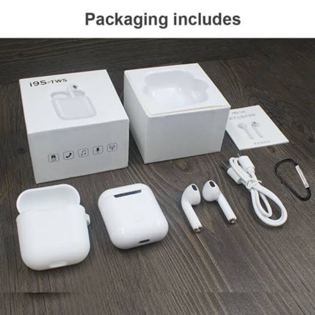 D10 i9s หูฟังบลูทูธ Bluetooth 5.0 +EDR TWS หูฟังไร้สาย  มีไมค์ หูฟังกีฬา หูฟังคู่  เสียงดี