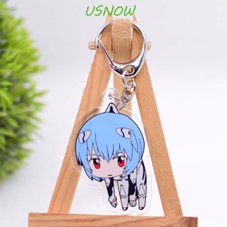 Usnow พวงกุญแจ EVA ลายการ์ตูนอนิเมะ Evangelion Ayanami Rei Ikari Shinji น่ารัก อุปกรณ์เสริม สําหรับตกแต่งภายในรถยนต์