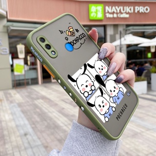 เคสซิลิโคนใส ขอบสี่เหลี่ยม กันกระแทก ลายการ์ตูน Pochacco น่ารัก สําหรับ Huawei Nova 3i