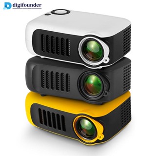 Digifounder A2000 โปรเจคเตอร์โฮมเธียเตอร์เลเซอร์ LED ขนาดเล็ก แบบพกพา พร้อมพอร์ต USB HD สําหรับ Full HD 1080P 4K SmartPhone R4X7