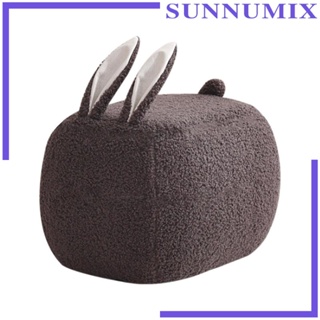 [Sunnimix] ที่พักเท้า รูปกระต่ายออตโตมัน ขนาดเล็ก สําหรับห้องนั่งเล่น