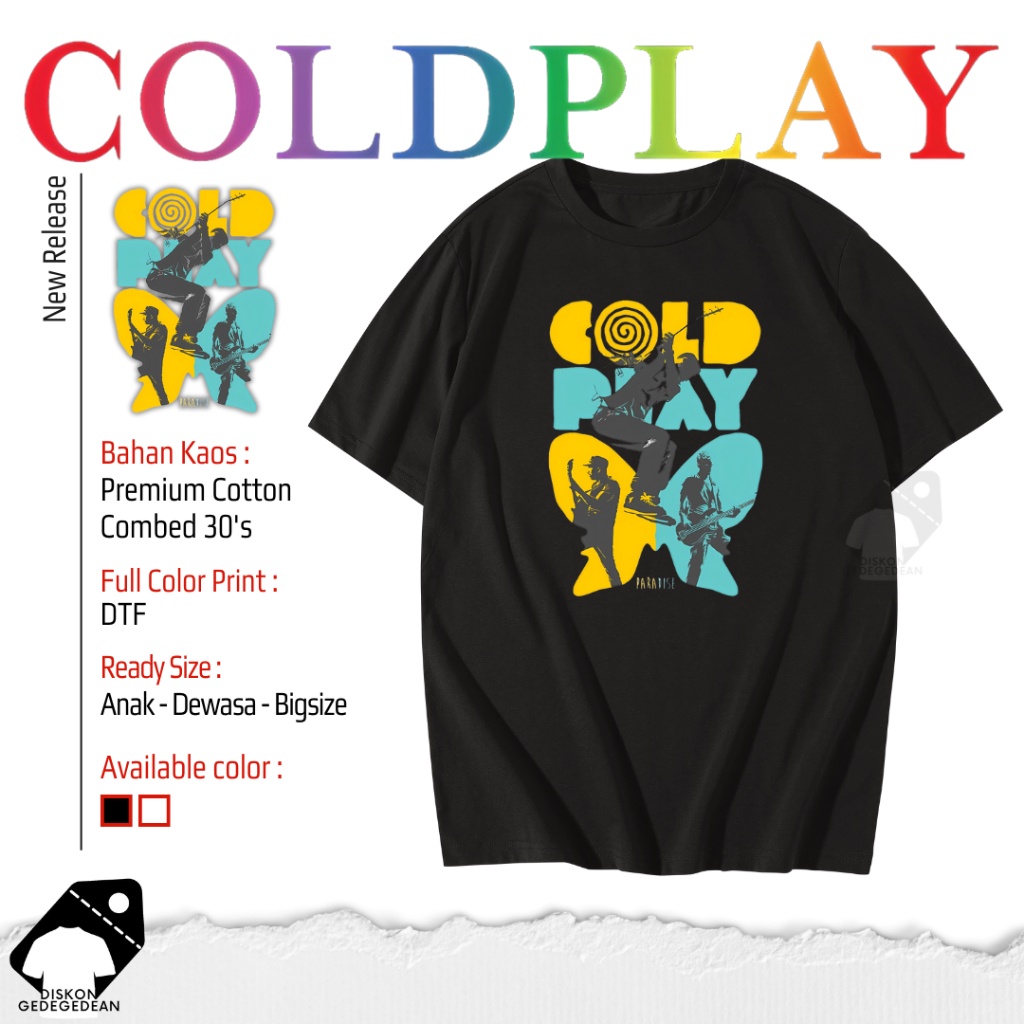 แฟชั่น เสื้อยืด Coldplay - Coldplay - เสื้อ Coldplay - Coldpay Type 3