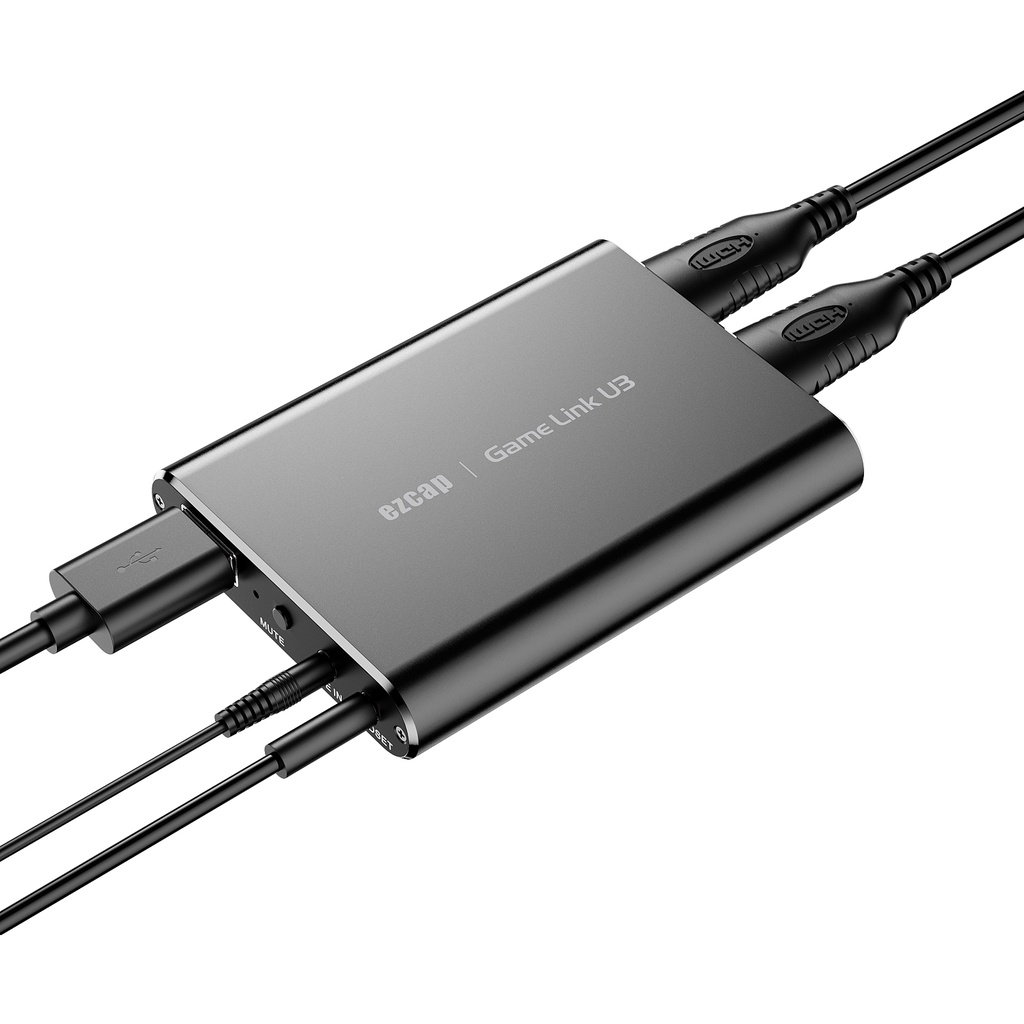 Ezcap371 U3 4K 60hz Loop UVC USB3.0 การ์ดจับภาพวิดีโอ HDMI YUY2 1080p 60fps บันทึกสตรีมมิ่งสดสําหรับ