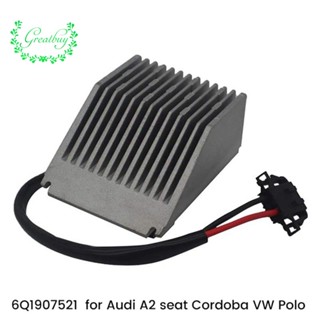 6q1907521 โมดูลตัวต้านทานเครื่องปรับอากาศรถยนต์ ควบคุมความเร็ว สําหรับ Audi A2 Seat Cordoba VW Polo