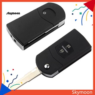 Skym* เคสกุญแจรีโมตรถยนต์ 2 ปุ่ม แบบเปลี่ยน สําหรับ Mazda 3 5 6