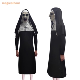 Magicalhour^^ หน้ากากคอสเพลย์ The Horror Scary Nun Valak สําหรับผู้ชาย และผู้หญิง