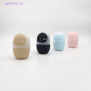 Rightfeel.th กล่องเก็บฟองน้ําแต่งหน้า ซิลิโคน รูปไข่ กันฝุ่น แบบพกพา