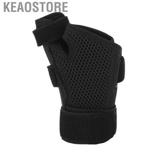 Keaostore Thumb Splint Wrist Brace Adjust Tightness 3 Fastening Straps Mesh Fabric  Breathable for Tendons