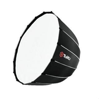 Tolifo 120cm doom softbox ร่มSoftbox แบบกลมสำหรับใส่หัวไฟLED ไลฟ์สด ถ่ายวีดีโอ ถ่ายสินค้า Softbox สะท้อนแสงสำหรับสตูดิโอ