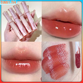 Kobeleen Mirror Glossy Lip Glaze Lasting Moisturizing Glass Dudu Lip Girl ลิปสติกให้ความชุ่มชื้น | เวลา1