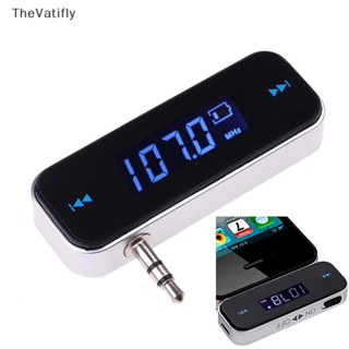 [TheVatifly] เครื่องส่งสัญญาณเสียงเพลง FM mp3 ไร้สาย หน้าจอ LCD 3.5 มม. สําหรับ iPhone Samsung iPad [Preferred]