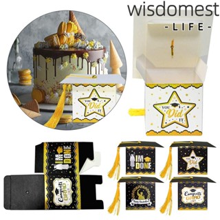 WISDOMEST 10 ชิ้น หมอ หมวก ถุงของขวัญ สร้างสรรค์ อุปกรณ์งานเลี้ยง ที่ใส่กระดาษ