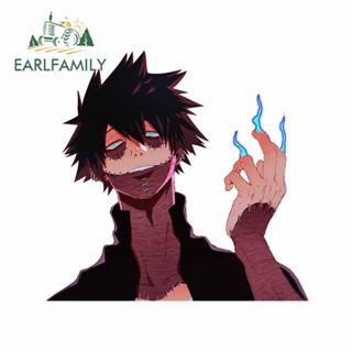 Earlfamily สติกเกอร์ ลาย My Hero Academia 3D กันน้ํา 13 ซม. x 11.6 ซม. สําหรับตกแต่งรถยนต์ DIY