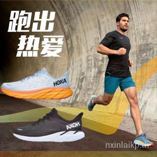 Hoka Clifton8 Clifton 8 รองเท้ากีฬา รองเท้าวิ่ง ผ้าตาข่าย ระบายอากาศ น้ําหนักเบา สําหรับผู้ชาย ผู้หญิง