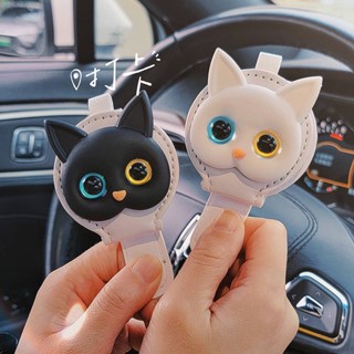 Car Multifunction Leather Ticket Clips Automotive Sun Louver Special Glasses Clip Car Cartoon Cute Storage Artifact 91bR