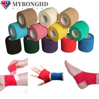 Myronghd Elastoplast สนับเข่า ยืดหยุ่น มีกาวในตัว สําหรับเล่นกีฬา