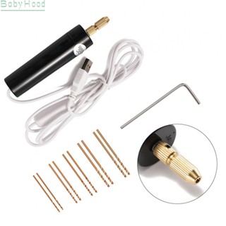 【Big Discounts】Electric USB Drill Portable Round Drilling Body Small Size USB Cable Switch#BBHOOD