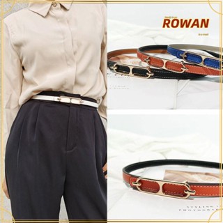 Rowans เข็มขัดเสื้อผ้า หรูหรา เข้ากับทุกการแต่งกาย อุปกรณ์เสริม