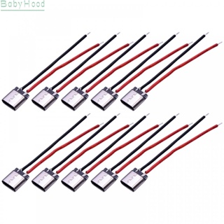 【Big Discounts】Easy to Install USB 2 0 Female Socket Power Cable 10pcs Set for Charging#BBHOOD