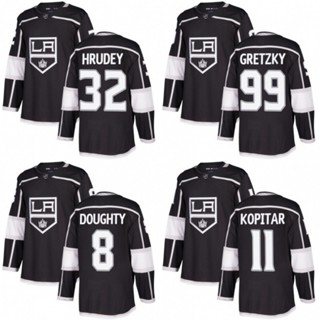 เสื้อกีฬาแขนสั้น ลายทีม Nhl Hockey Jersey Kings Jersey Kings 11 Kopitar 99 Gretzky 77