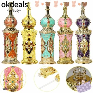 OKDEALS ขวดเปล่า สําหรับใส่น้ํามันหอมระเหย แบบพกพา 12 มล.