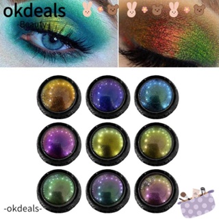 OKDEALS พาเลทอายแชโดว์ เนื้อแมตต์ ไล่โทนสี ติดทนนาน 9 สี