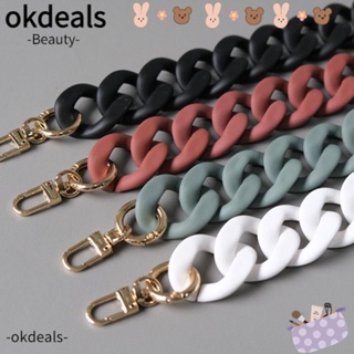 OKDEALS สายโซ่อะคริลิคเรซิ่น แบบเปลี่ยน สําหรับกระเป๋าถือ