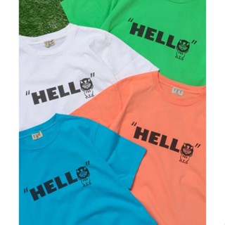 เสื้อยืดแขนสั้น พิมพ์ลาย The Endless Summer TES HELLO แฟชั่นฤดูร้อน สําหรับผู้ชาย